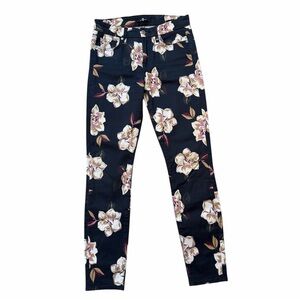 7 for all Mankind Floral Skinny Pants